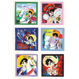 Princess Knight ( Knight of the Ribbon ) リボンの騎士 anime Cloth Patch or Magnet Set 